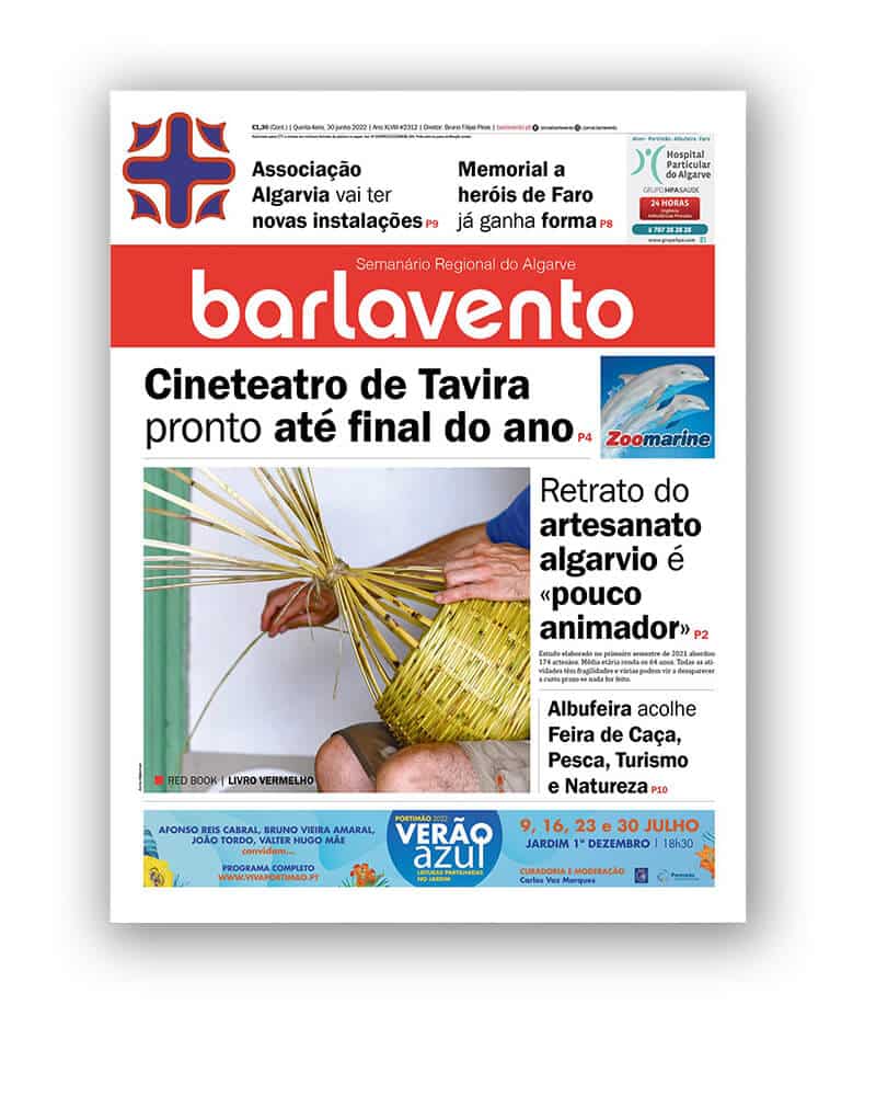Barlavento Newspaper Cover - Living in the Algarve, Portugal