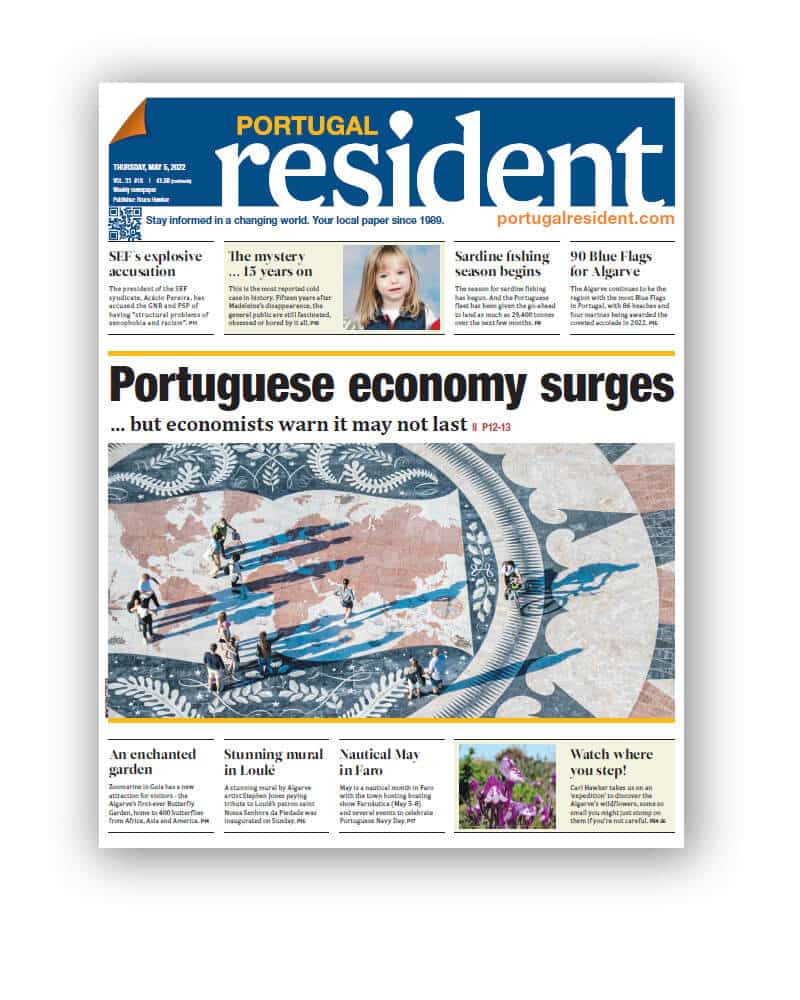 Portugal Resident Newspaper Cover - Living in the Algarve, Portugal